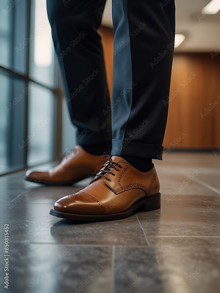 Executive footsteps in the corporate hallway. Executive footsteps in the corporate hallway.