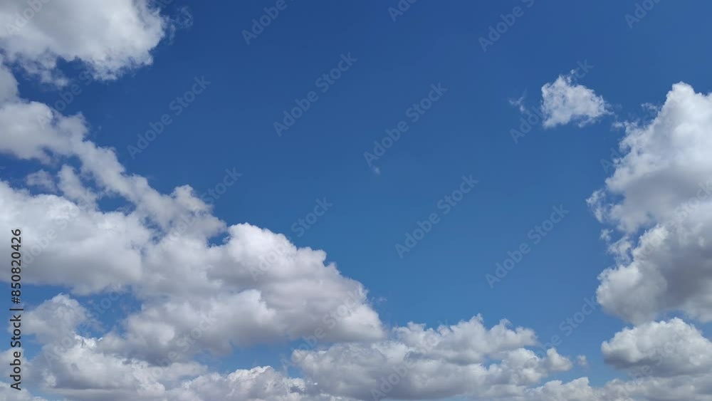 Beautiful sky landscape with curious cotton clouds Beautiful sky landscape with curious cotton clouds