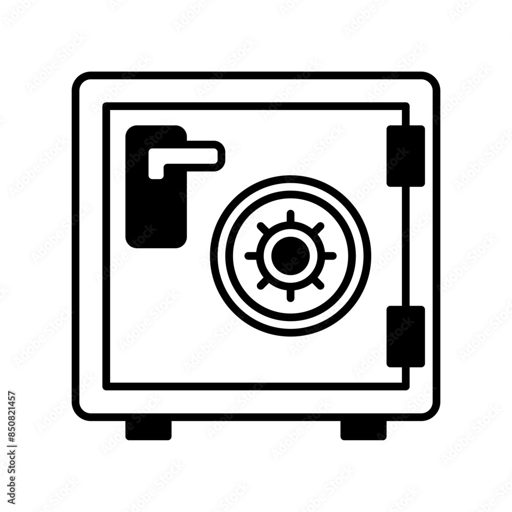 Save box icon or logo illustration outline black style Save box icon or logo illustration outline black style