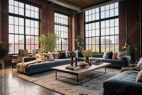 Luxurious Spacious Loft with Industrial Charm