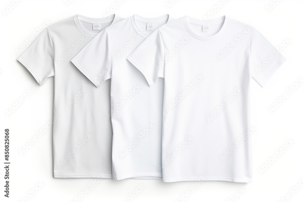 Set of Plain White T-Shirts for Everyday Wear Set of Plain White T-Shirts for Everyday Wear