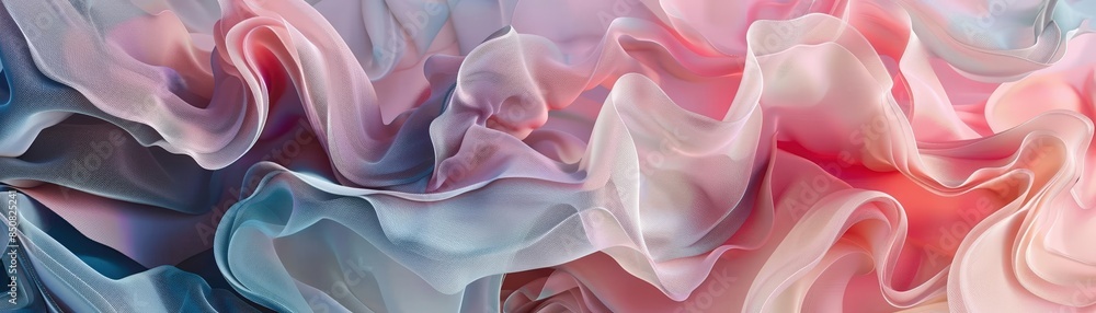 Abstract representation of illness with muted colors and organic shapes Abstract representation of illness with muted colors and organic shapes