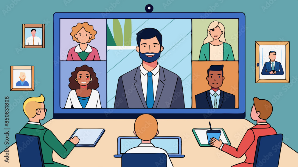 well-dressed-people-are-in-a-zoom-meeting well-dressed-people-are-in-a-zoom-meeting