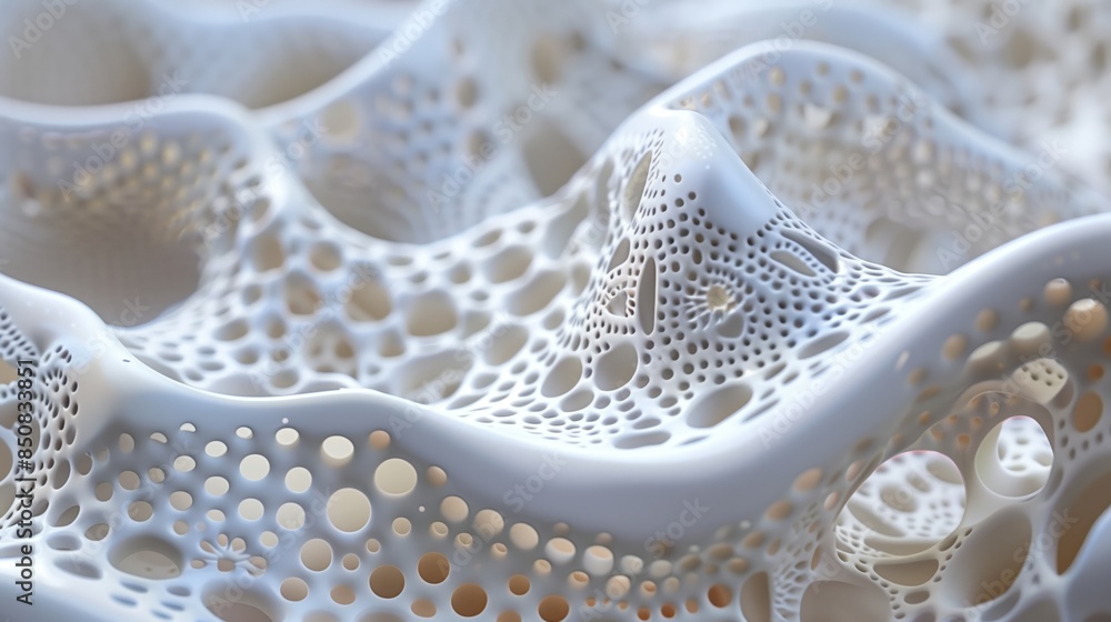An abstract background with intricate lace pattern and glowing lights, macro shot of white coral texture. An abstract background with intricate lace pattern and glowing lights, macro shot of white coral texture.