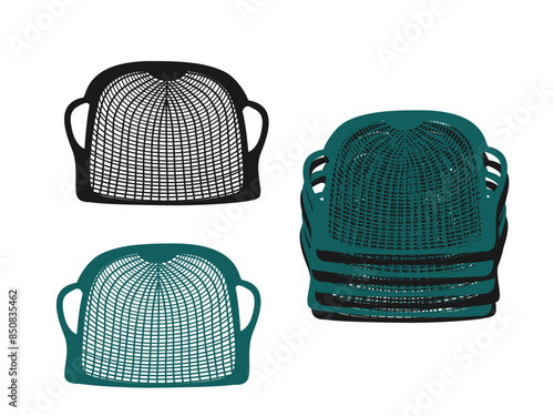 Hod on a white background.