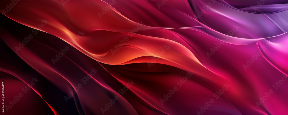 Abstract background with smooth, velvety textures in deep reds and purples. Abstract background with smooth, velvety textures in deep reds and purples.