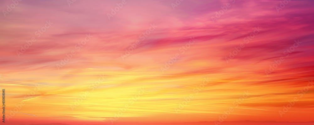 Colorful background with a gradient of warm sunset colors.