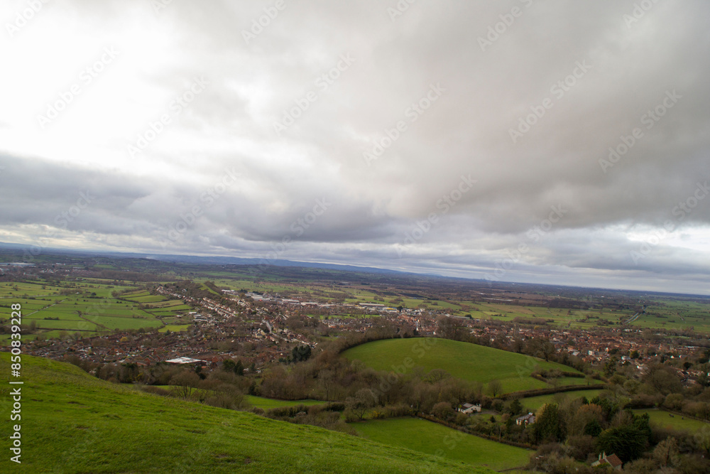 Uk countryside view of the field Uk countryside view of the field