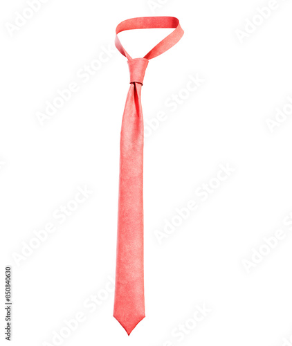 Mens necktie on white background. 3d render