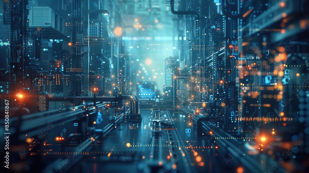 IoT sensors in a smart factory IoT sensors in a smart factory