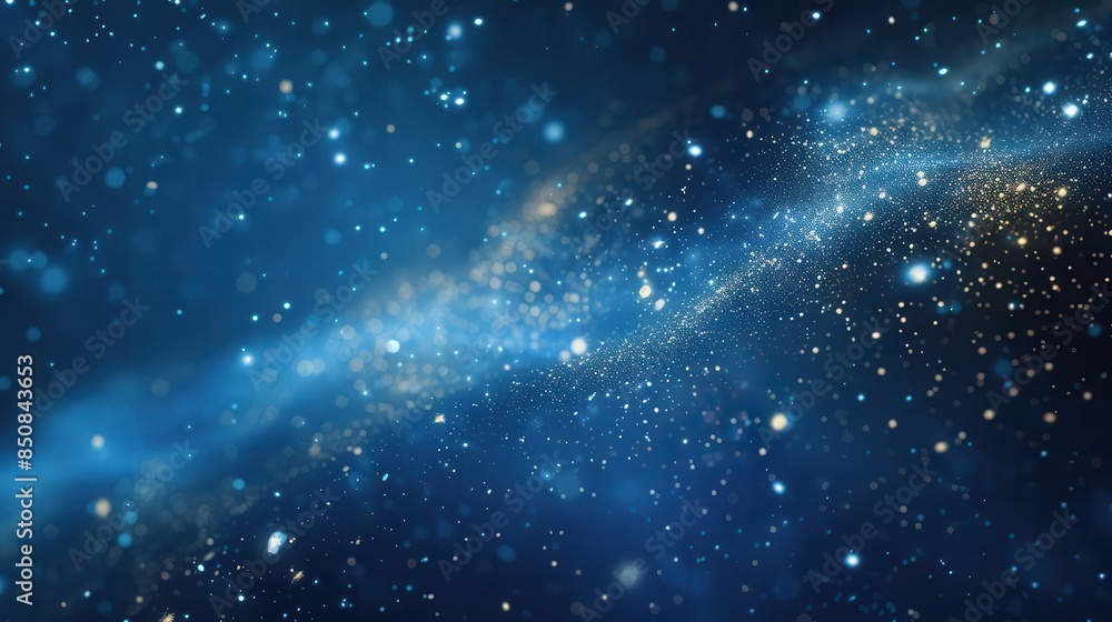 cosmic stardust symphony glittering particles on midnight blue gradient modern abstract background cosmic stardust symphony glittering particles on midnight blue gradient modern abstract background