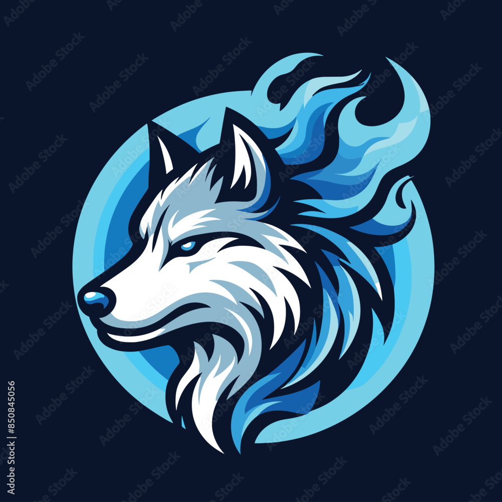 Obraz premium WOLF HEAD 1.eps