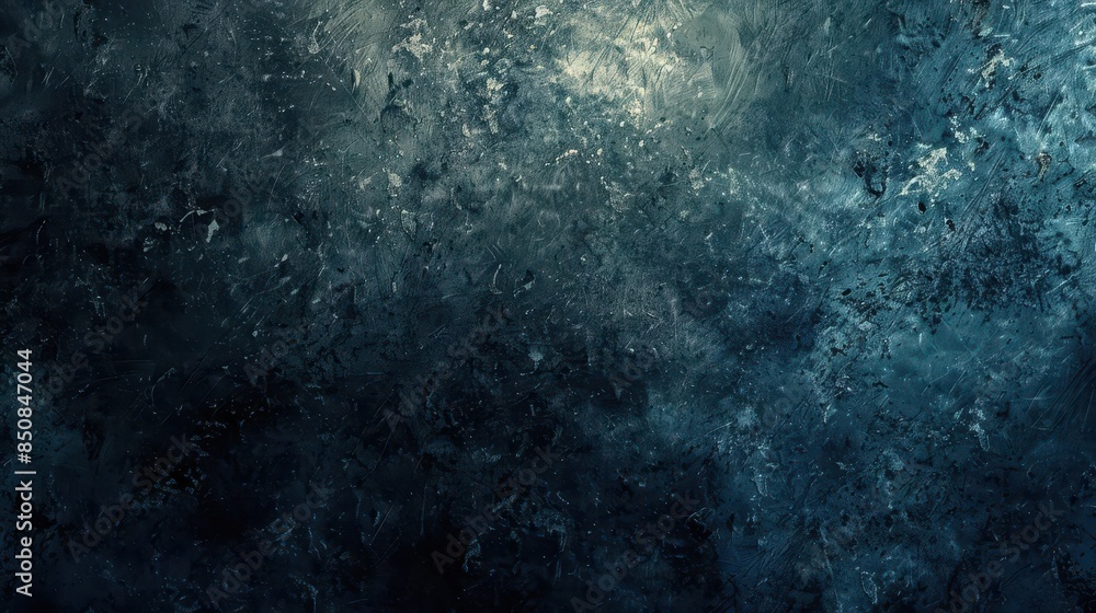 Obraz premium dark blue black grey gradient with shiny light and grungy texture retro abstract background