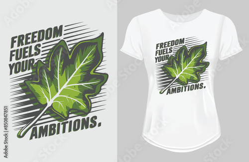 Freedom fuels your ambitions |   Motivational quotes Classic T-Shirt