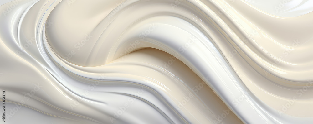 Fototapeta premium Luxurious Creamy Swirls Abstract Background