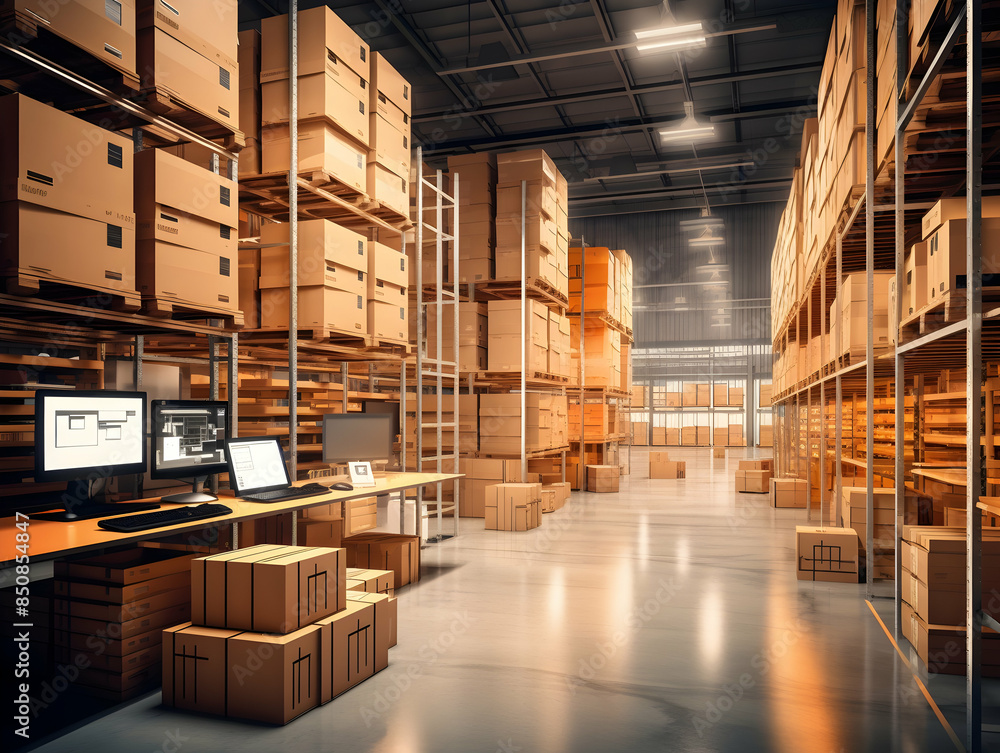 Inside Warehouse Photo, Warehouse industry background with logistic wholesale storehouse, parcel Logistics Warehouse, Warehouse storage Inside Warehouse Photo, Warehouse industry background with logistic wholesale storehouse, parcel Logistics Warehouse, Warehouse storage