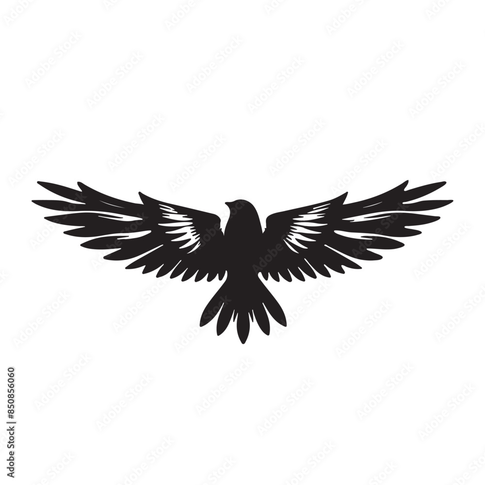 Bird Silhouette Vector Art illustration Bird Silhouette Vector Art illustration
