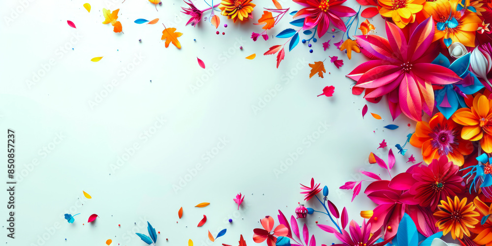 Vibrant illustration of autumn leaves in various colors, creating a lively seasonal background with a nature-inspired theme.
Vibrant illustration of autumn leaves in various colors, creating a lively seasonal background with a nature-inspired theme.