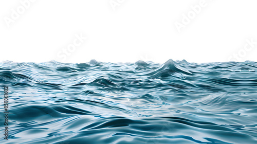 choppy sea water ocean isolated on transparent background, png sea water ocean