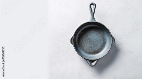 kitchenware , Empty frying cast iron pan