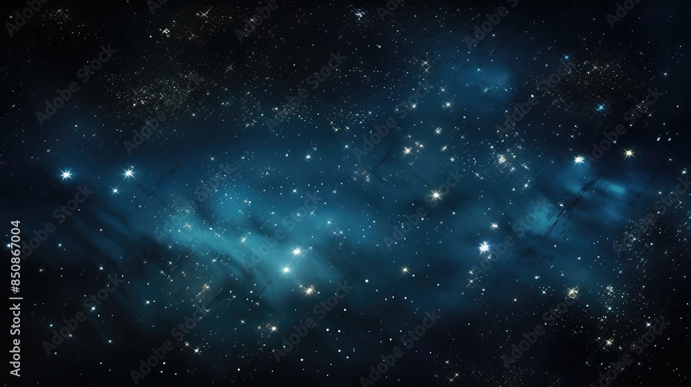 Obraz premium Majestic Starry Night Sky and Galaxy Texture