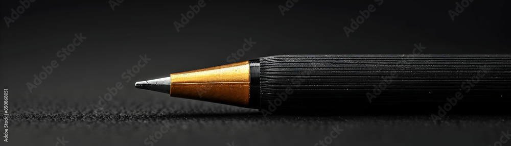 Obraz premium A note taking essentials oriented pen symbol with ample copy space ideal for visualizing task lists morning notes and productivity strategies.
