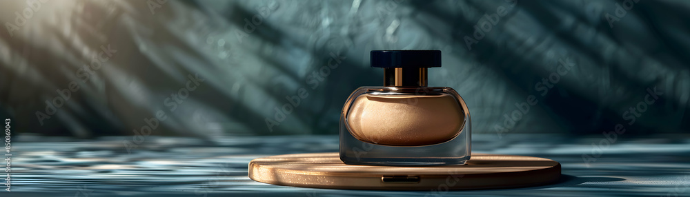 Customizable Perfume Bottle and Compact Powder Icon with Blank Space for Custom Branding Ideal for Beauty and Cosmetic Designs Customizable Perfume Bottle and Compact Powder Icon with Blank Space for Custom Branding Ideal for Beauty and Cosmetic Designs