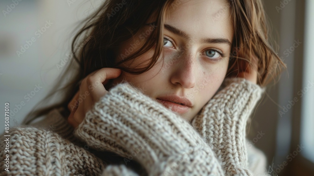 portrait of a beautiful sheltered woman portrait of a beautiful sheltered woman