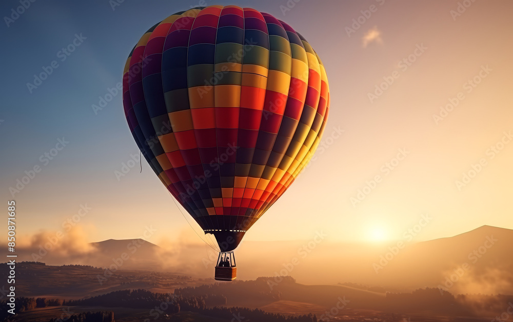 Fototapeta premium a hot air balloon