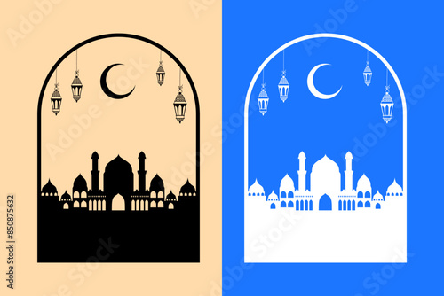 Mosque illustration.