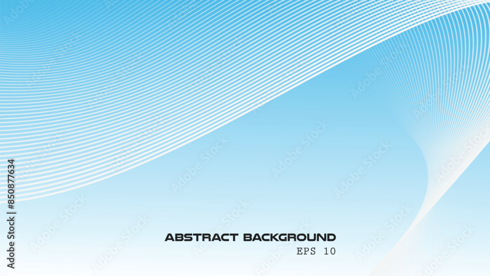 Blue abstract gradient background with curve line for backdrop or presentation Blue abstract gradient background with curve line for backdrop or presentation