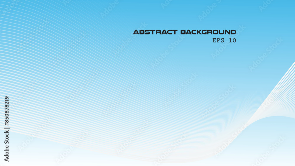 Blue abstract gradient background with curve line for backdrop or presentation Blue abstract gradient background with curve line for backdrop or presentation