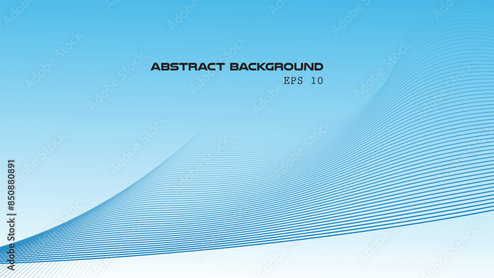 Blue abstract gradient background with curve line for backdrop or presentation Blue abstract gradient background with curve line for backdrop or presentation