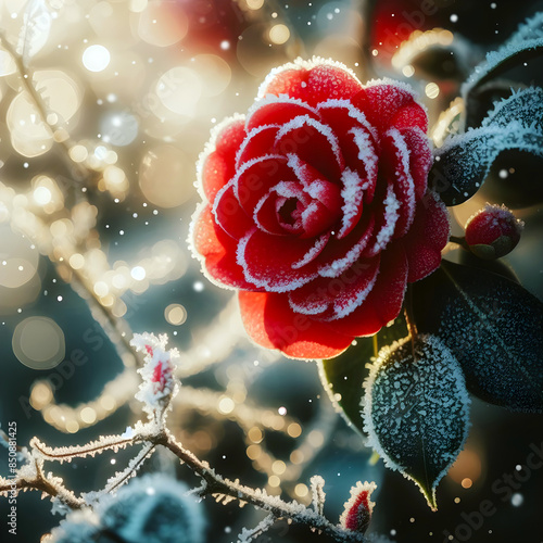 Beautiful flower Rose, Cosmos and orenge color