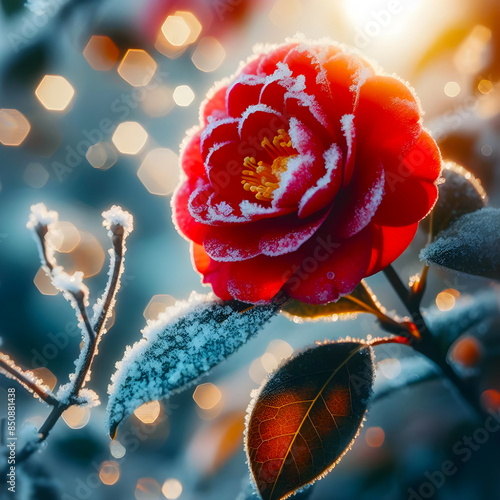 Beautiful flower Rose, Cosmos and orenge color