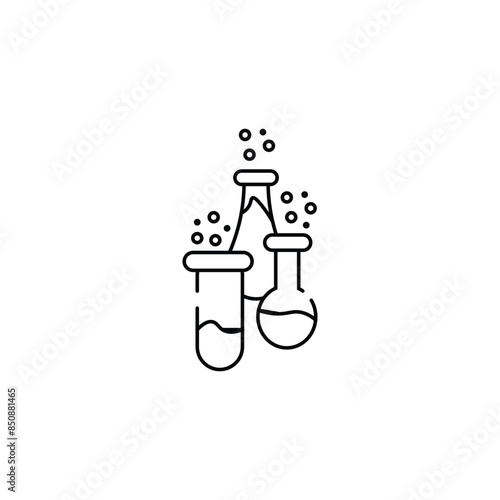 testy tube vector type icon