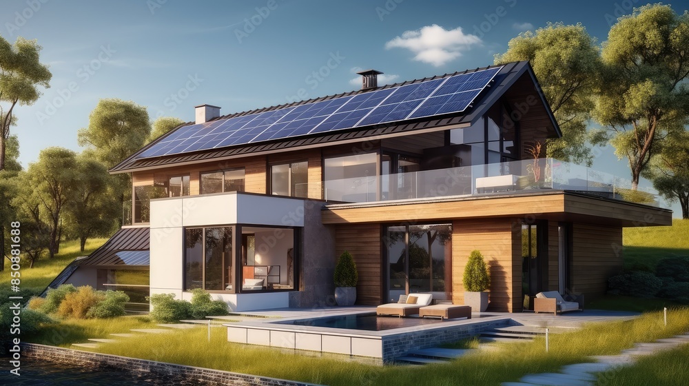 Modern Solar-Powered Luxury Home Modern Solar-Powered Luxury Home
