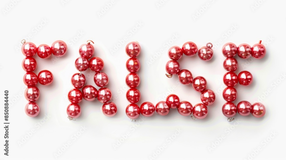 Mistake and Fraud symbol created in Beaded Lettering. Mistake and Fraud symbol created in Beaded Lettering.