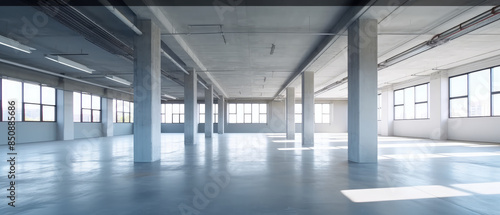 Spacious Modern Industrial Office Space © evening_tao