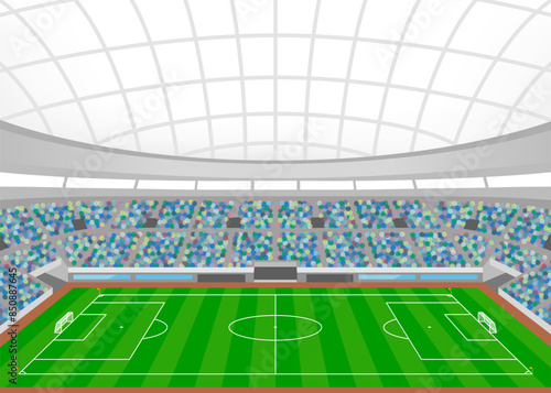 ドーム型サッカースタジアム