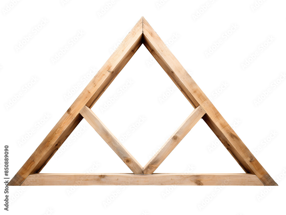 a triangle shaped wood piece a triangle shaped wood piece