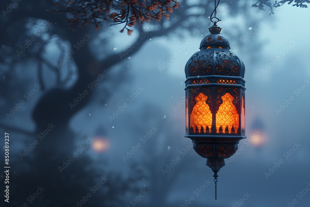 Islamic Eid Mubarak greeting cards for Muslim holidays. Celebrating the festival of Eid-ul-Adha. Arabic Ramadan lantern. Decorative lamp Islamic Eid Mubarak greeting cards for Muslim holidays. Celebrating the festival of Eid-ul-Adha. Arabic Ramadan lantern. Decorative lamp