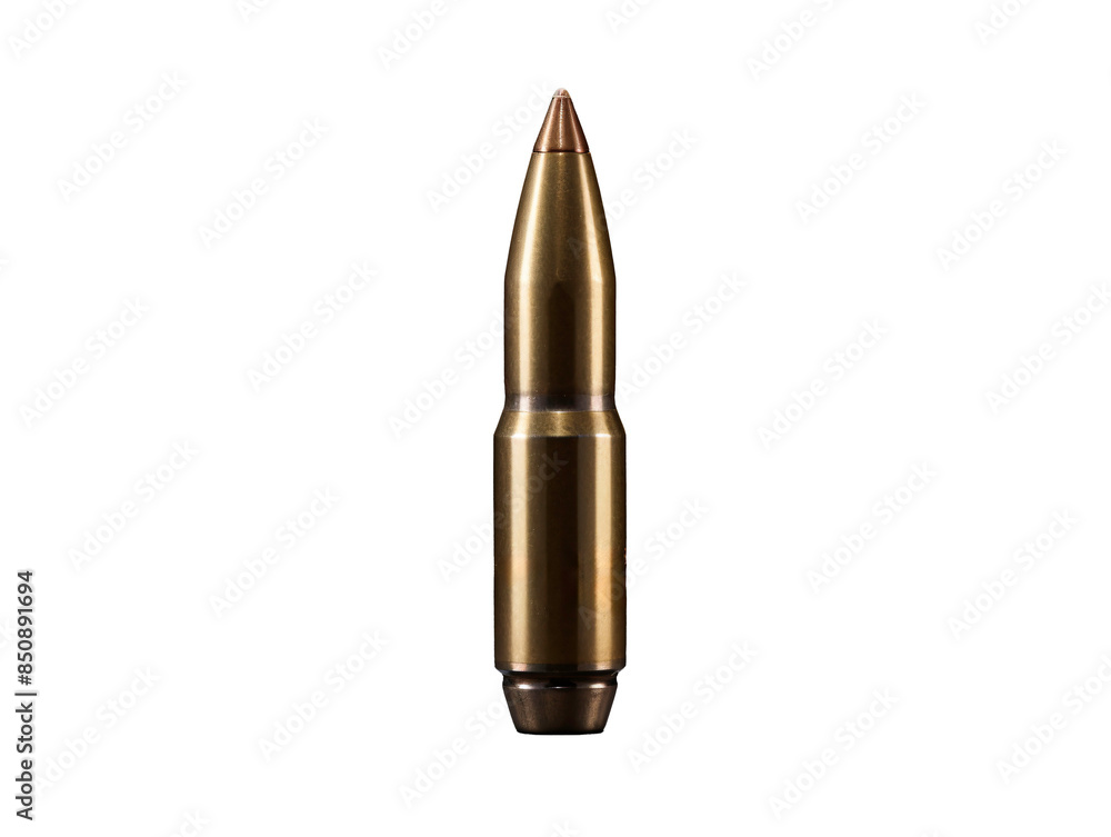 a bullet on a white background a bullet on a white background