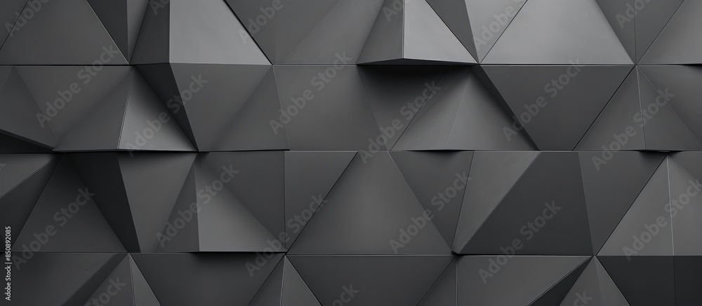 Abstract Geometric Shapes on Gray Background Abstract Geometric Shapes on Gray Background