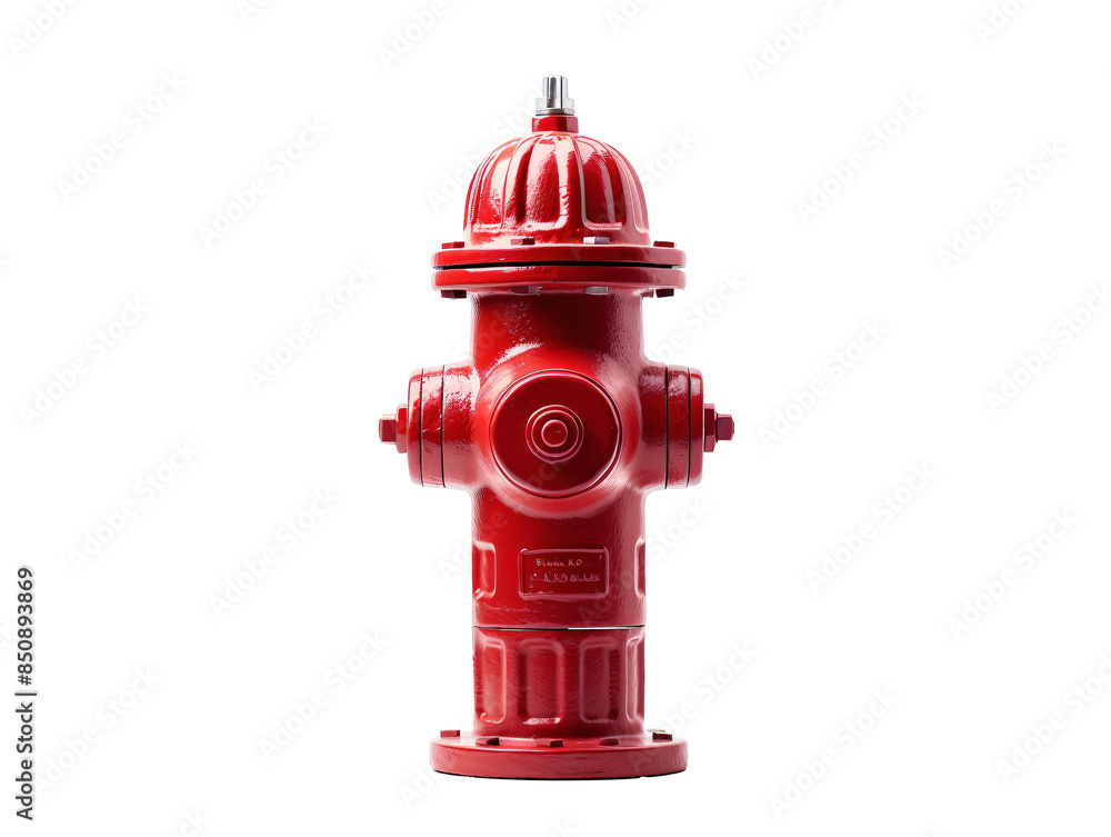 a red fire hydrant on a white background a red fire hydrant on a white background