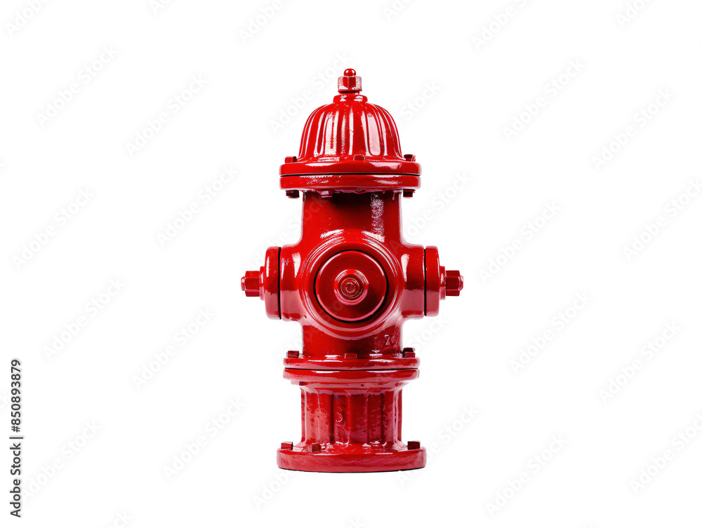 a red fire hydrant on a white background a red fire hydrant on a white background
