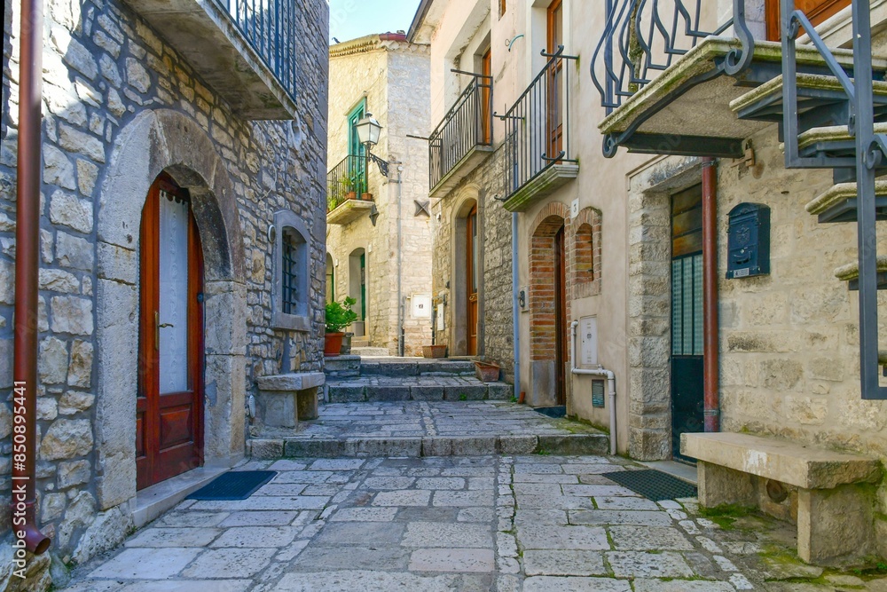 The village of San Marco dei Cavoti, Italy. The village of San Marco dei Cavoti, Italy.