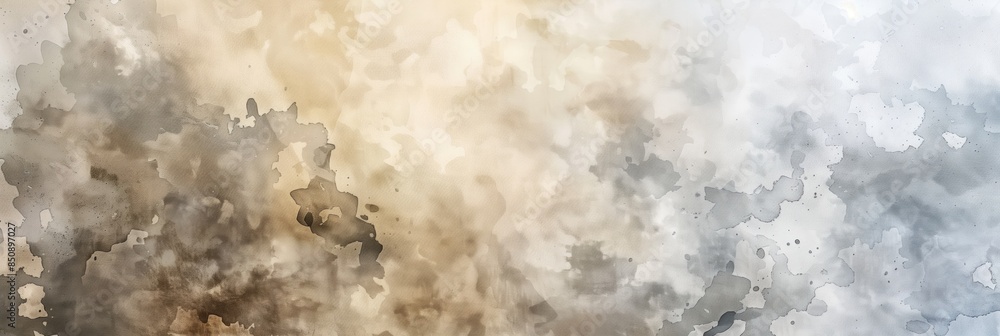 Abstract Watercolor Texture Background in Earth Tones. Backdrop for banner or wallpaper. Mixing Light and Dark Shades. Ideal for Design, Print, Card, Poster. Abstract Watercolor Texture Background in Earth Tones. Backdrop for banner or wallpaper. Mixing Light and Dark Shades. Ideal for Design, Print, Card, Poster.