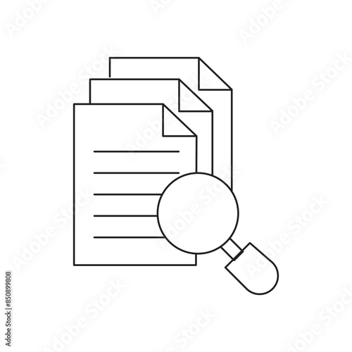 File Icon. Vector stock illustration.