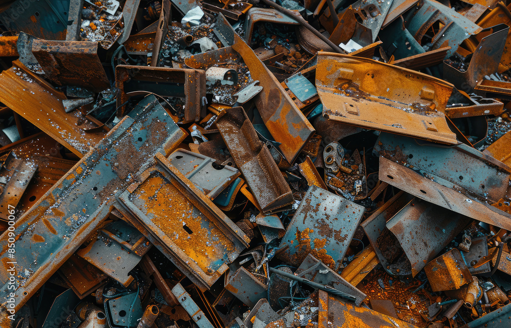 Rusty Metal Scrap Pile for Recycling Rusty Metal Scrap Pile for Recycling